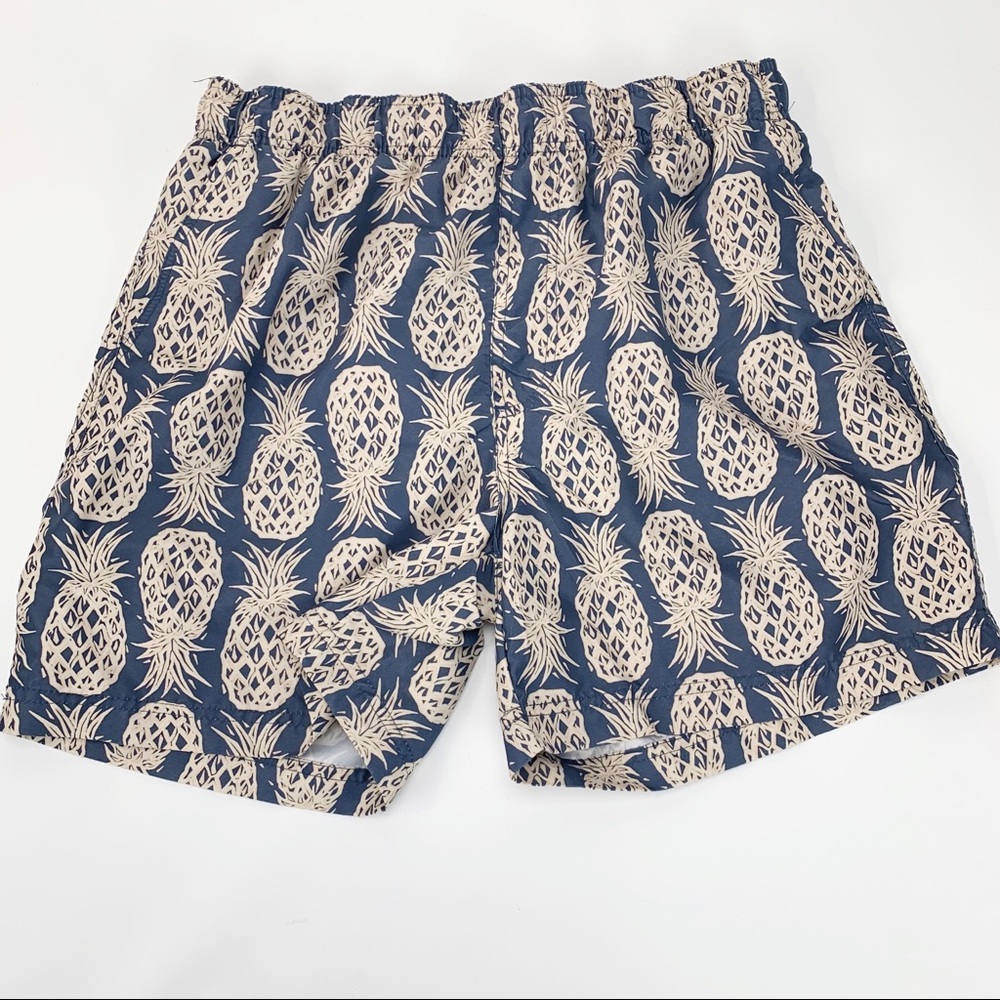 OP Pineapple Print Swim Trunks